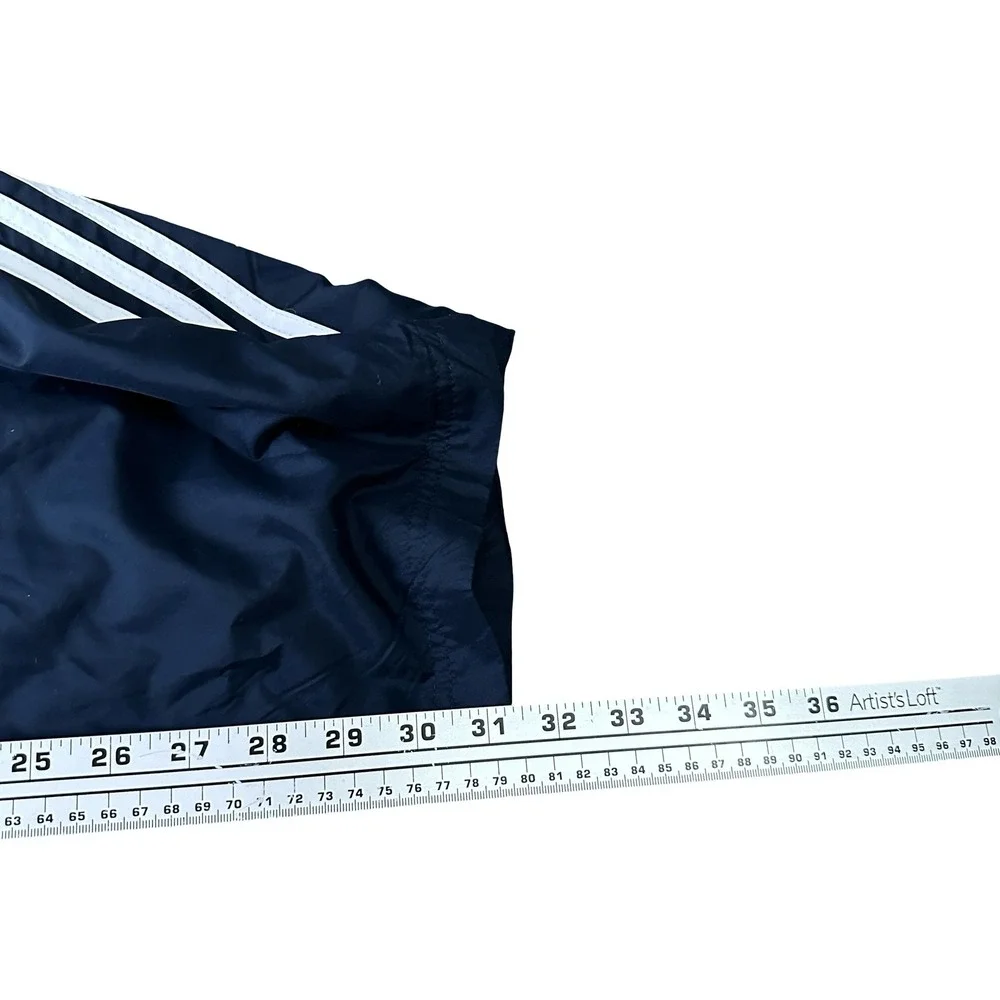 Vintage Y2K Adidas Clima365 ClimaProof Baggy Track Pants Men's 2XL XXL Navy Blue